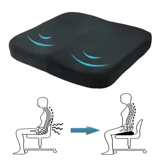 Coccyx Memory Foam Cushion – Tailbone & Sciatica Pain Relief